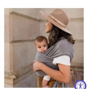 Set of 2 Boba Wraps Taupe and Blue - Baby Carriers